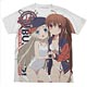 リトルバスターズ！-Refrain- 鈴＆クド フルグラフィックTシャツ/ホワイト-L