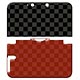 3DS LL用 CYBER・デザインカバー 市松 黒