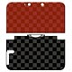 3DS LL用 CYBER・デザインカバー 市松 赤
