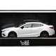 1/43 AXELA HYBRID-C Sedan MAZDASPEED スノーフレイクホワイトパールマイカ