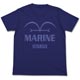 ワンピース 新世界編海軍 Tシャツ/ナイトブルー-M