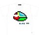 ファンタジーゾーン でか ドット ワンポイントステッチ Tシャツ ホワイト L
