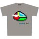 ファンタジーゾーン でか ドット ワンポイントステッチ Tシャツ モクグレー L