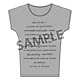 ダイヤのA メッセージ ドルマンスリーブTシャツ Lサイズ グレー