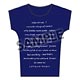 ダイヤのA メッセージ ドルマンスリーブTシャツ Lサイズ ネイビー