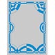 キャラクタースリーブプロテクター 【世界の文様】 「モノトーン ブルー」 パック
