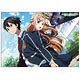 ソードアート・オンラインII A3クリアポスター キリト＆アスナ