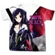 電撃文庫 FIGHTING CLIMAX 黒雪姫 フルグラフィックTシャツ/ホワイト-S