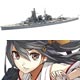 1/700 艦隊これくしょん プラモデル 21 艦娘 戦艦 榛名