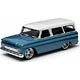 1/43 1966 Chevrolet Suburban - Blue with White
