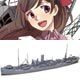 1/700 艦隊これくしょん プラモデル 24 艦娘 給糧艦 間宮