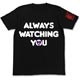 繰繰れ！ コックリさん 狗神 我が君ストーカー用Tシャツ/ブラック-L