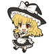 ねんどろいどぷらす ラバーストラップ 東方Project 第五章 霧雨魔理沙ver.3