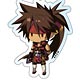 GUILTY GEAR Xrd-SIGN- デフォルメ アクリルキーホルダー 01 ソル＝バッドガイ