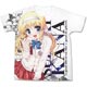 大図書館の羊飼い 鈴木佳奈フルグラフィックTシャツ 制服Ver./ホワイト-XL