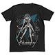 結城友奈は勇者である 東郷美森Tシャツ/ブラック-XL