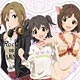 アイドルマスター シンデレラガールズ きゃらぺたD 前川・赤城・多田 Mサイズ