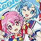 プリパラ ロングタペストリー ドロシー＆レオナ