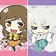 「神様はじめました◎」ICカードステッカーセット 01(奈々生＆巴衛)