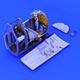 ブラッシン 1/48 スピットファイアMk.VIII コックピット エデュアルド用