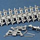 1/35 メタル(金属製)可動履帯シリーズ RSO 連結可動履帯(金属製)