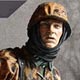 1/16 武装親衛隊歩兵 アルデンヌ 1944年 ライフル、パンツァーファウスト、ベース、頭部2種類付 レジンフィギュア