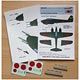 1/72 レジン アクセサリー＆デカール：月光J1N1-Sa「32-217」 用FD-2式レーダーアンテナ