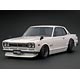 1/18 Nissan Skyline 2000 GT-R (KPGC10) White ※Watanabe Wheel