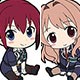 RAIL WARS！ ぺたん娘トレーディングラバーストラップ 8個入りBOX