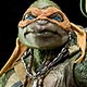 Teenage Mutant Ninja Turtles(ミュータント・タートルズ) Michelangelo(ミケランジェロ) 可動フィギュア