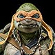 Teenage Mutant Ninja Turtles Michelangelo(ミケランジェロ) 1/6 可動フィギュア