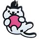 ねこあつめ 3WAYラバーストラップ しろねこさん/ゴムボール