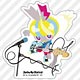 SHOW BY ROCK！！ ステッカー 73ゼロヨントビズビッツ ゲンゲン