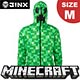 マインクラフト プレミアムジップアップパーカー クリーパー Mサイズ