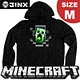 マインクラフト フードパーカー クリーパーインサイド Mサイズ