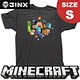 マインクラフト Tシャツ Run Away！/VINTAGE COAL Sサイズ
