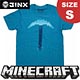 マインクラフト Tシャツ ピックアックス/TURQUISE Sサイズ