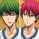 黒子のバスケ のれん4 〈B〉緑間真太郎＆赤司征十郎