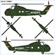AIRPOWER87 1/87 米海軍シコルスキーUH-34シーホース ベトナム プラモデル