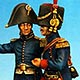 54mm ナポレオニック ヴァグラムの戦い(1809.JULY)大佐と副官打ち合わせ