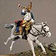 54mm ナポレオニック ヴァグラムの戦い(1809.JULY)サーベルで突撃するトランペット竜騎兵