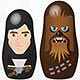 『スター・ウォーズ』【マトリョーシカ】反乱軍5体セット