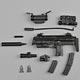 1/6 H＆K MP7A1 サブマシンガン C (ZY15-23C)