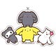 うーさーのその日暮らし 夢幻編 うーさーのアクリルキーチェーン 組体操Ver.