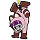 ファスナーチャーム Dr.スランプアラレちゃん02 アラレちゃんたぬきFC