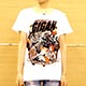 東宝怪獣Tシャツ ガイガン 白 L
