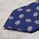 スター・ウォーズ シルクナロータイ ミレニアムファルコン×総柄(紺)