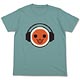 太鼓の達人 和田どんヘッドホンTシャツ/セージブルー-S