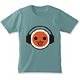 太鼓の達人 和田どんヘッドホン キッズTシャツ/セージブルー-150cm