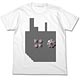 ゼビウス ｢顔｣Tシャツ/ホワイト-M
